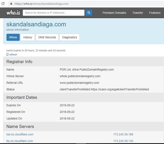 data situs skandal sandiaga