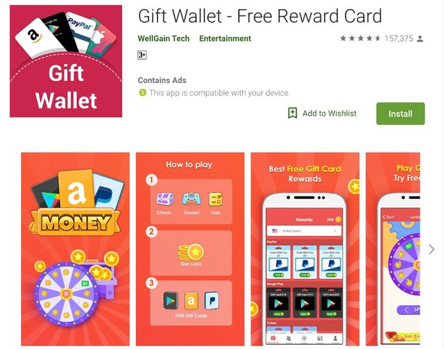 aplikasi gift wallet