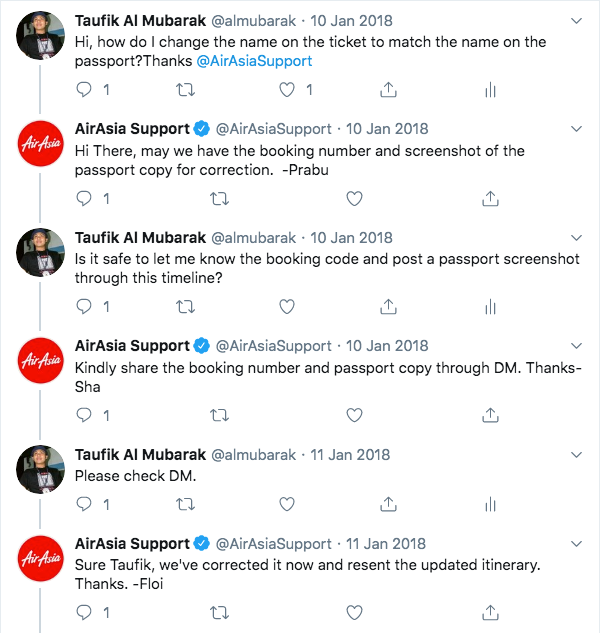 Tweet Air Asia