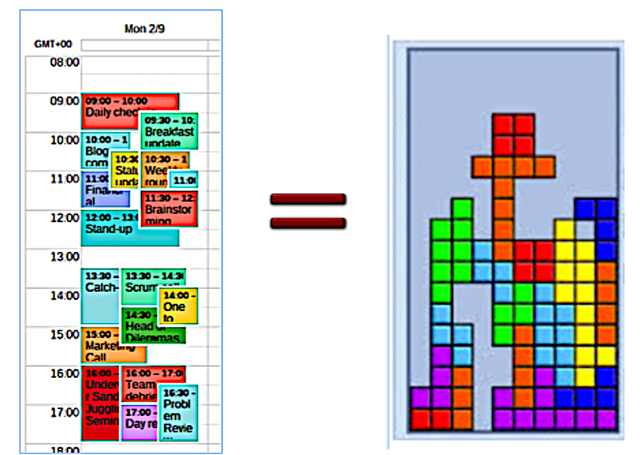 Calendar Tetris