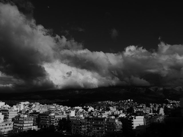 Athens clouds by Kravitz