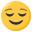 relieved face