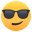 smiling face with sunglasses