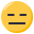 expressionless face