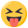 face with stuck-out tongue & closed eyes