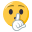 shushing face