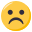 frowning face