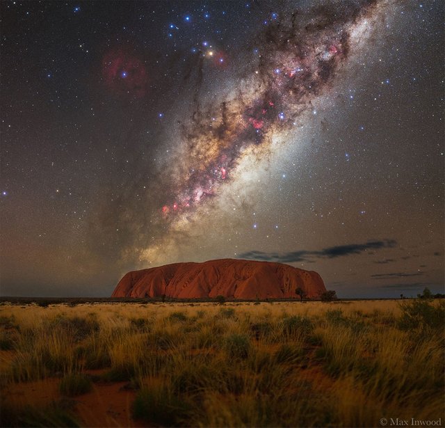 Milky Way over Uluru