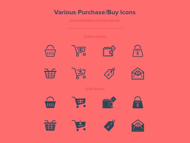 various-buy-purchase-icons