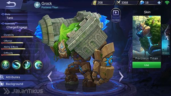 Game Series Learn The Skill Grock Mobile Legends The Stone Giant Mempelajari Skill Hero Grock Si Raksasa Batu Episode 9 Steemit