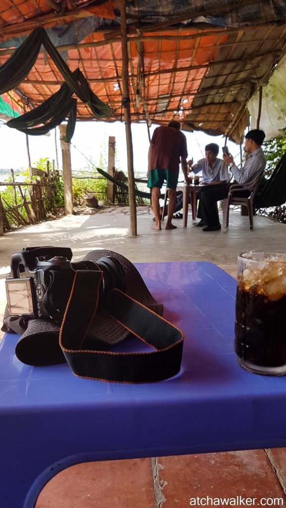 Black coffe with ice ! - Delta du Mékong.