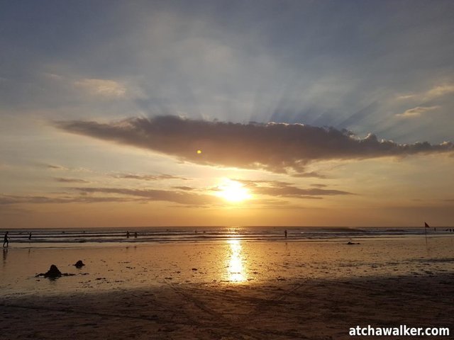 Couché de soleil à Kuta Beach - Bali - Indonésie