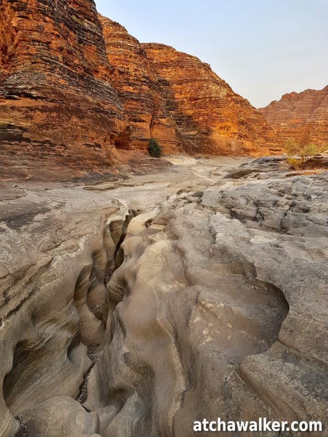 ...qui a façonné, ou plutôt sculpté la roche de façon impressionnante. - Picaninny - Purnululu National Park