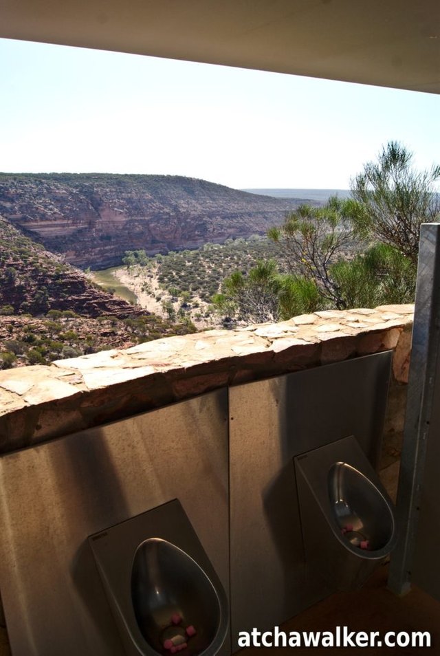 Urinoirs avec vue, s’il vous plait ! Z Bend - Kalbarri National Park