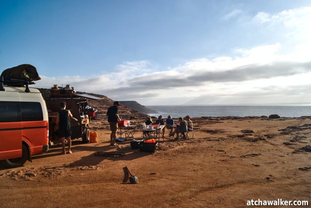 Dernier dîner de ce roadtrip car demain nous rejoindrons Perth !.- Pot Alley - Red Bluff - Kalbarri