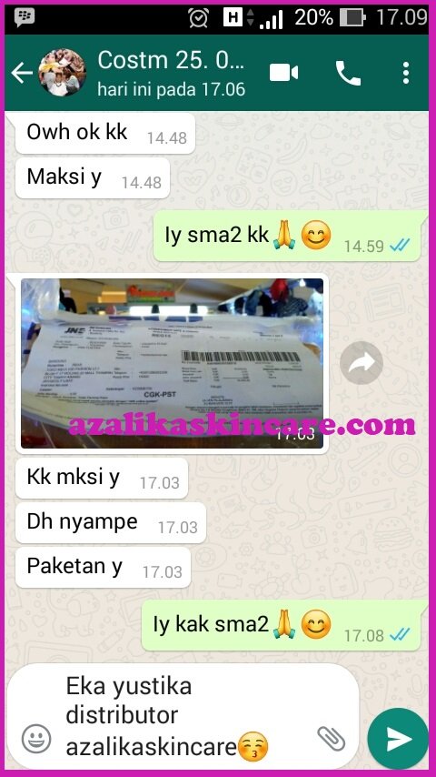 testi azalika barang sampai