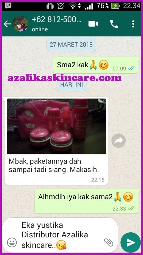 testi azalika barang sampai