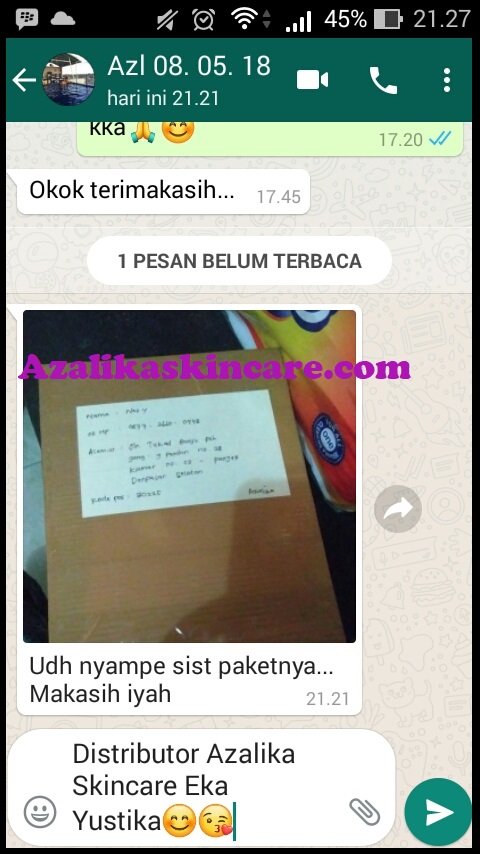 testi azalika barang sampai