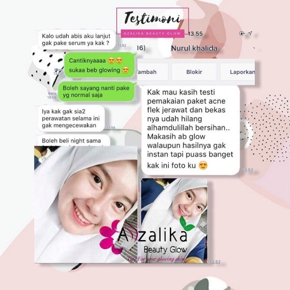 testimoni ab glow skincare