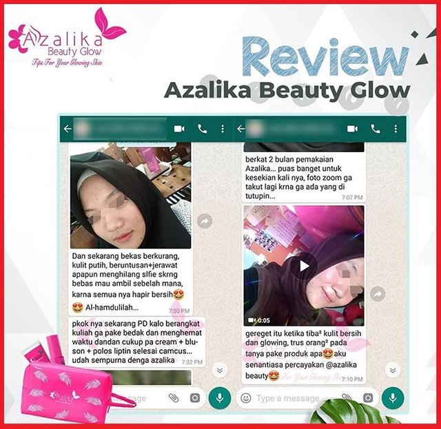 testimoni azalika acne series terbaru