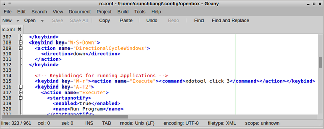 XML Openbox Config