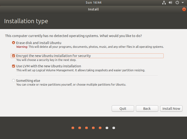 3. Installation Type.