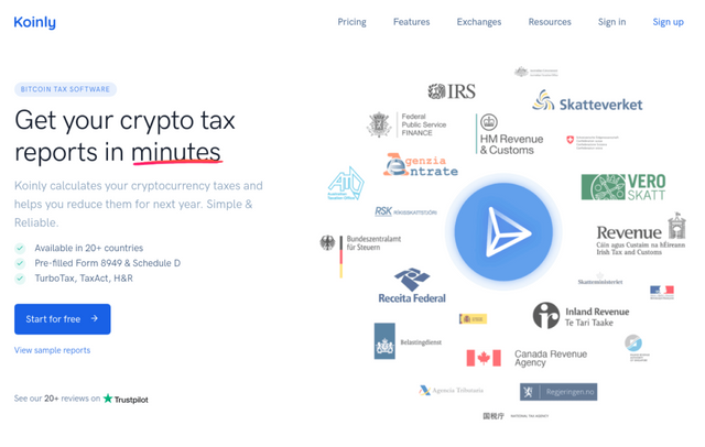 Koinly - Best Crypto Tax Software