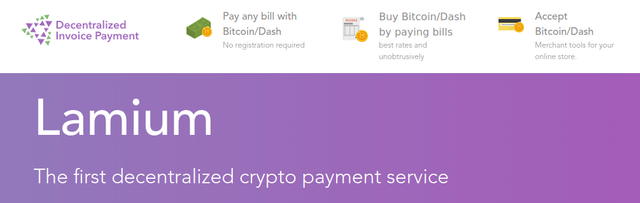 Lamium - Decentralized Way to Pay Bills with Bitcoin