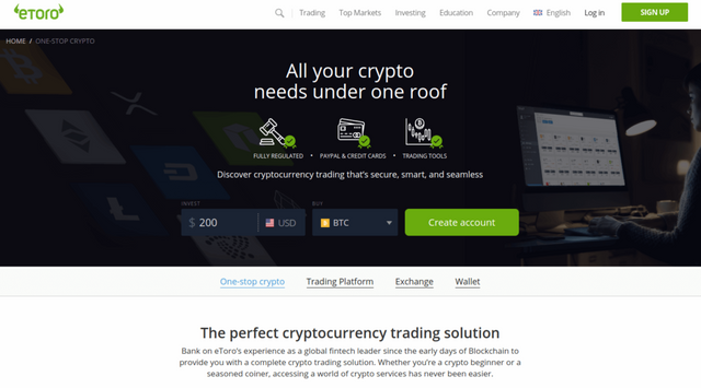 eToro - 6 Best Social Copy Trading Platforms for Cryptocurrency Investors