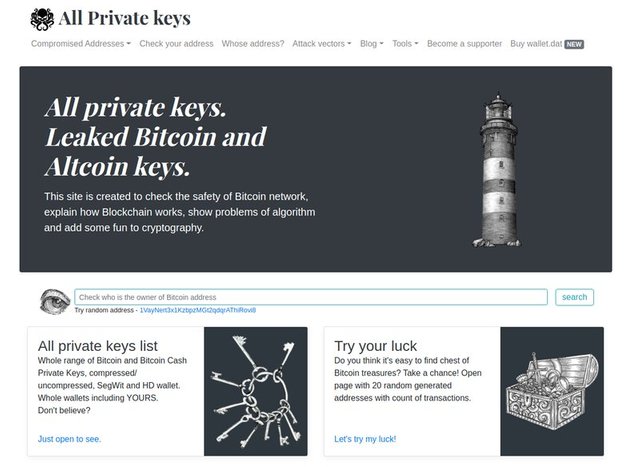 All Private keys
