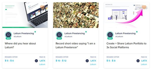 Latium - Cryptocurrency Freelancer