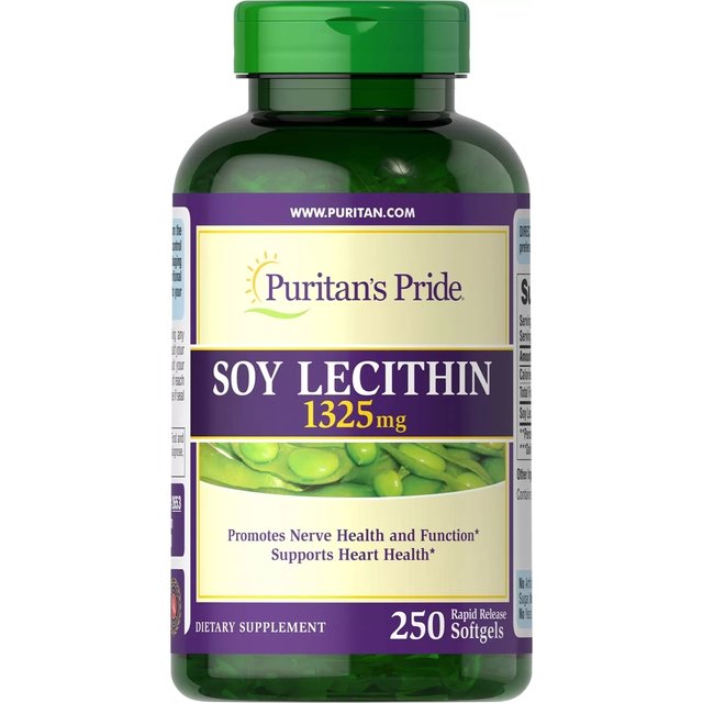 Tinh Chất Mầm Đậu Nành Soy Lecithin 1325mg Puritan Pride | Vitadaily.vn