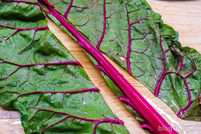 Soup of Swiss chard