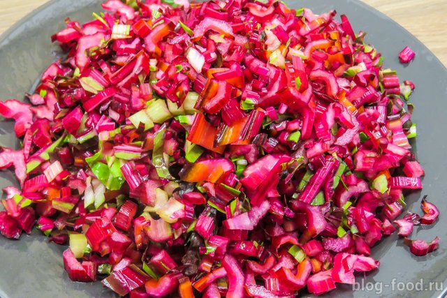 Soup of Swiss chard