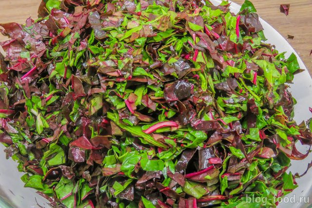 Soup of Swiss chard