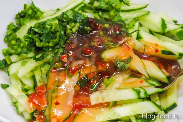 Cod tempura with buckwheat noodles