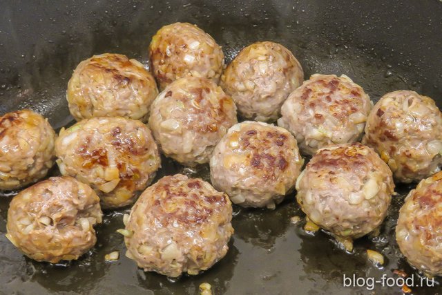 Meatballs of lamb in Italian