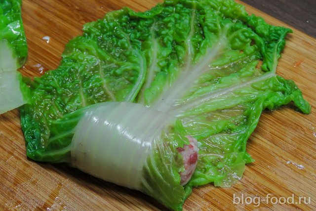 Stuffed cabbage from Chinese cabbage