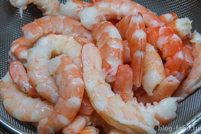 Shrimp salad with honey-lime dressing