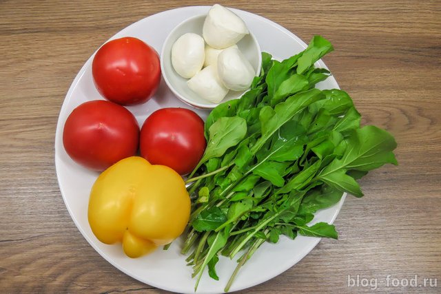 Caprese style salad