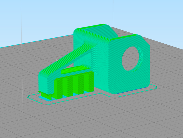 Print Orientation for the Mount