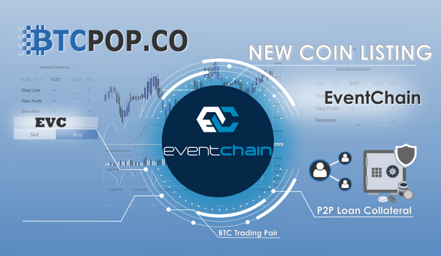 New Listing at Btcpop: EventChain