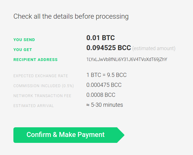 how to get bcc from btc