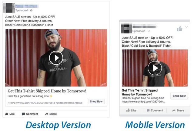 how to tshirt facebook ad