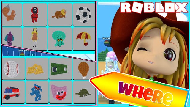 ROBLOX EPIC FIDGET HUNT! All FIDGET POP IT LOCATION NEW STAGES (See Desc)! PART 3