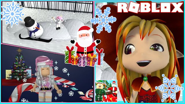 ROBLOX LITTLE BIG CHRISTMAS OBBY! TRIP TO FIND SANTA CLAUS