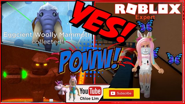 Roblox Gameplay Epic Minigames Getting The Eggcient Woolly Mammoth Egg From The Egg Hunt Event Steemit - all roblox epic mini games codes 2019 youtube