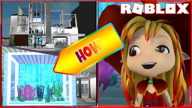 Roblox Gameplay Welcome To Bloxburg House Tour And How To Build A Fish Tank Steemit - roblox town build bloxburg
