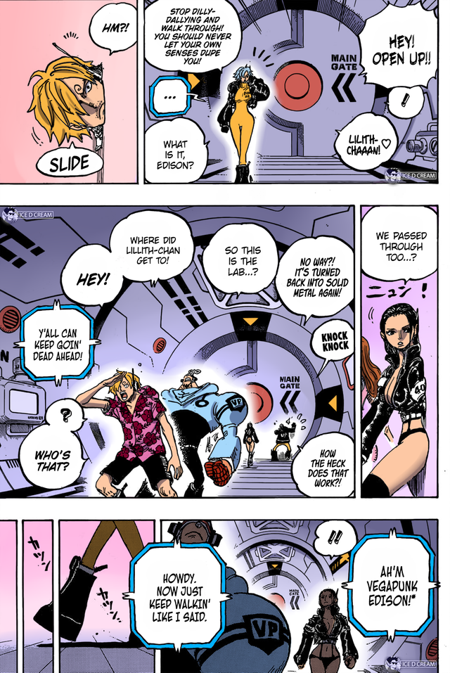 One Piece Chapter 1065 The Six Faces Of Vegapunk Colored Full