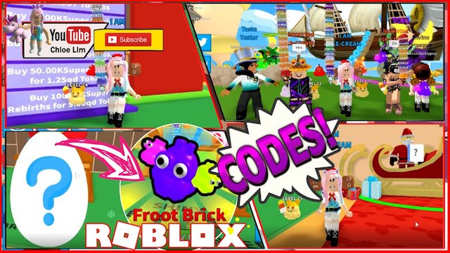 Roblox Gameplay Ice Cream Simulator 10 New Codes Pet Pet Trading Santa Gave Me Candy Cane Steemit - codes for ice cream simulator roblox 2020